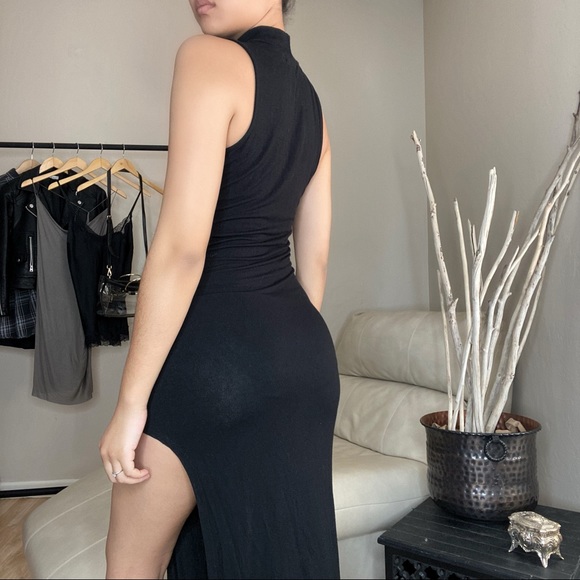 Long Black Dress - Picture 3 of 4
